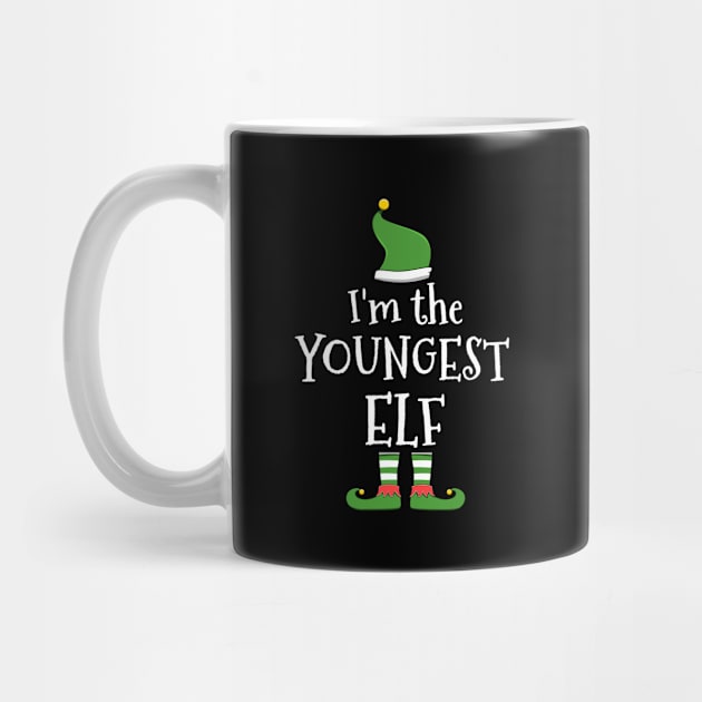 Youngest Elf for Matching Family Christmas Group by jkshirts